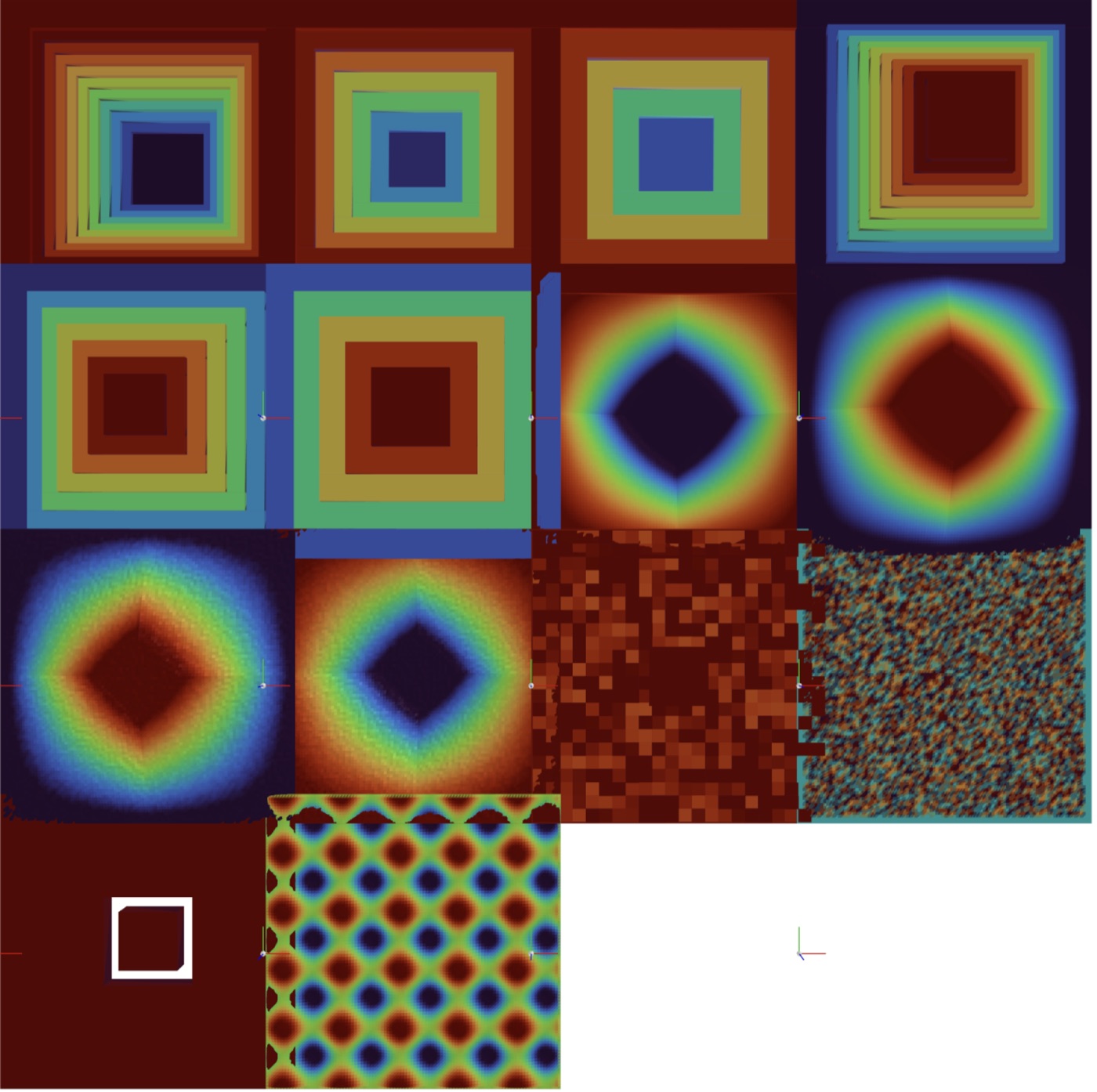 Terrain map at difficulty 1